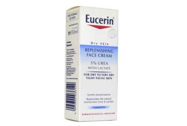 Eucerin Dry Skin Replenishing Face Cream 5% Lactate 50ml x 3