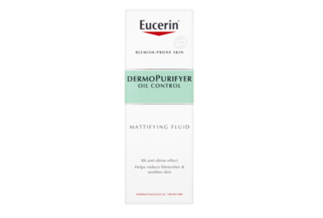 Eucerin Dermopurifyer Mattifying Fluid for Oily & Acne-Prone Skin x 3