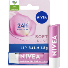Nivea Soft Rose Lip Balm 4.8G x 12
