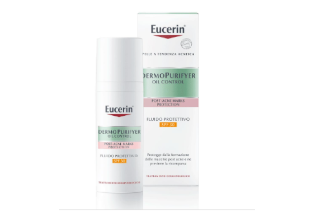 Eucerin Dermopurifyer Protective Fluid SPF30 x 3