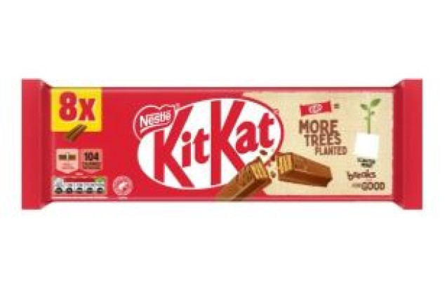 KitKat 2 Finger Milk Chocolate Biscuit Bar Multipack 165.6g x 20
