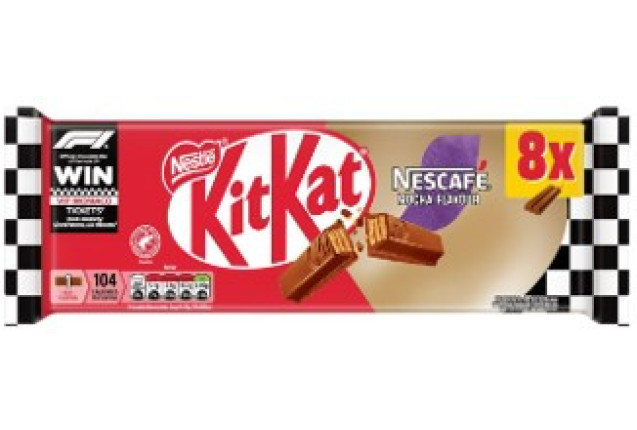 KitKat 2 Finger White Biscuit Bars 8 Pack Multipack 165.6g x 20