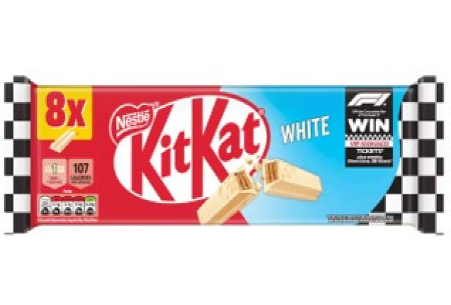 KitKat 2 Finger Mocha Flavour Chocolate Biscuit Bars 8 Pack Multipack 165.6g x 20