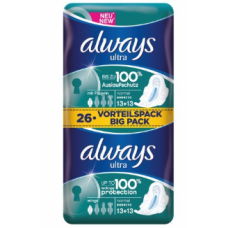 Always Ultra Duos Normal Plus 26'S x 8