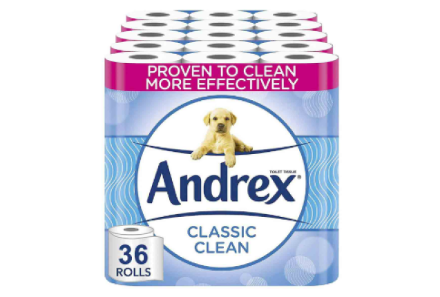 Andrex Classic Clean Toilet Rolls x 4