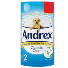 Andrex Classic Clean Toilet Ti