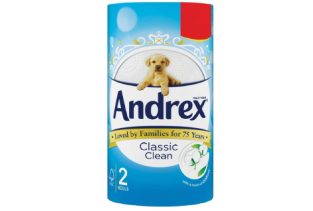 Andrex Complete Clean Toilet Tissue (4R) 2.99 x 6