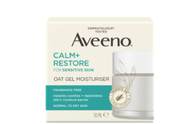 Aveeno Calm + Restore Oat Gel Moisturiser 50ml x 6