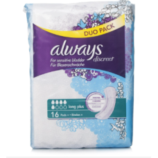 Always Discreet Long Plus Pads