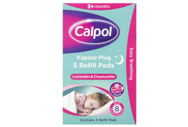 Calpol Soothe & Care Vapour Plug And Nightlight Refill Pads 5S x 12
