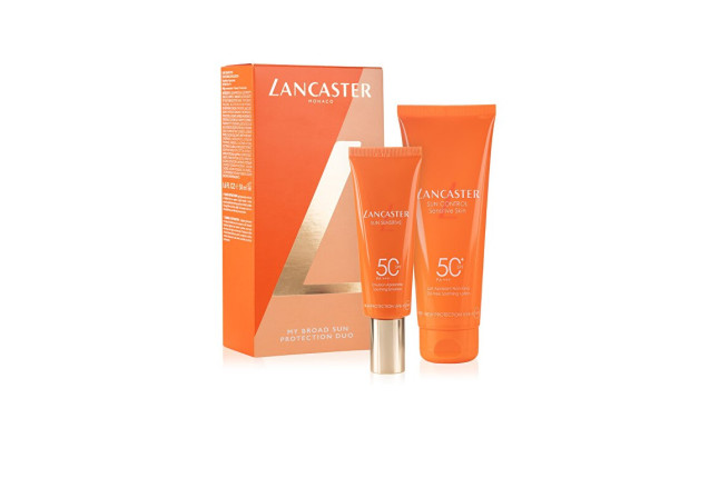 Lancaster Sun Care (W) SET Oil-Free Soothing Lotion SPF50 125ml + Soothing Emulsion  SPF50 50ml x 6
