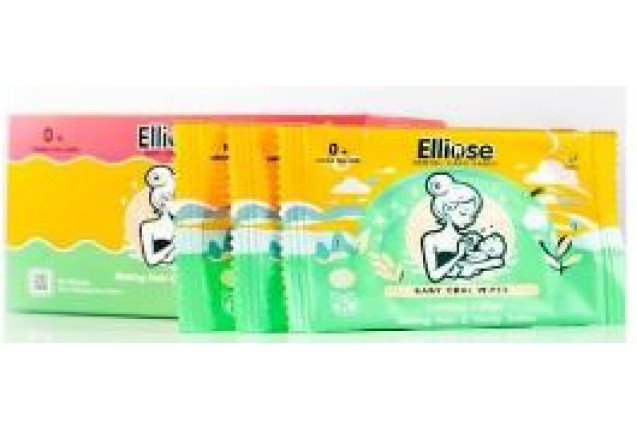 Elliose Baby Oral Wipes – 30 Sachets for Healthy Smiles x 64