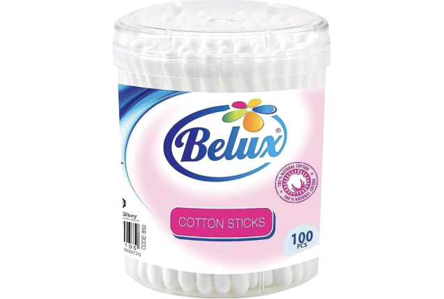 BELUX 100' COTTON BUDS x 144
