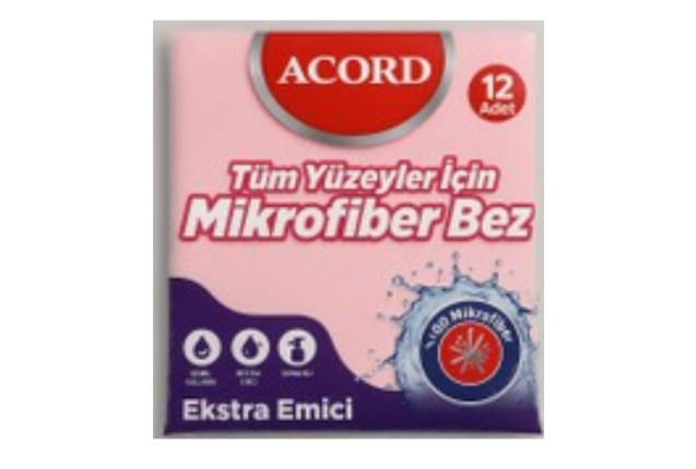ACORD 12' MICROFIBER CLEANING CLOTH 40x40 x 24
