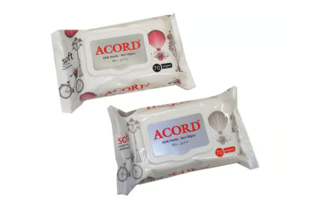ACORD 70' WET WIPES x 24