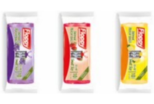 FLOPPY SHIRRED TRASH BAG 55*6 x 24