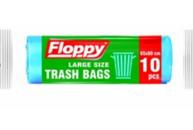 FLOPPY 10' TRASH BAGS 65*80 x 50