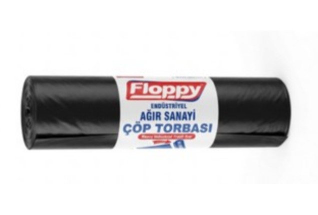 FLOPPY 10' HEAVY DUTY IND TRASH BAGS 80*110 x 10