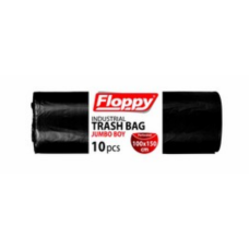FLOPPY 10' IND TRASH BAGS 100*150 x 10