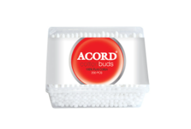 ACORD 200' COTTON BUDS SQUARE x 144