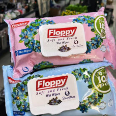 FLOPPY 102' WET WIPES x 24