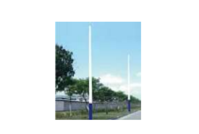 6 Lamp Pole with Underground Fixture