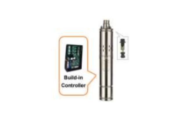 3 Inch Solar DC Brushless Pump (210W) Configuration: 3 inch stainless steel screw pump + built-in co