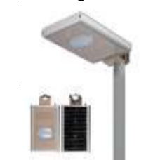 8W All-In-One Solar LED Street Light