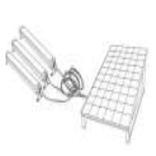 80W Solar LED Tri Proof Light