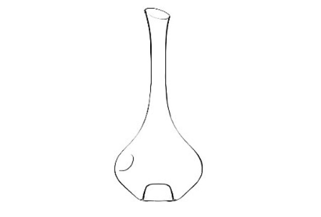 Lehmann Grip Handmade Decanter Glass