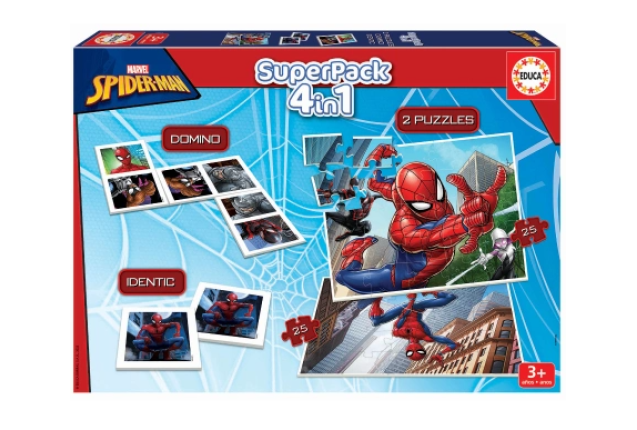 SUPERPACK  4 IN 1 SPIDERMAN x 6