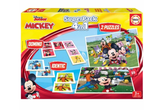 SUPERPACK  4 IN 1 MICKEY AND FRIENDS x 6