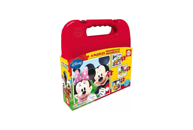 CASE PUZZLE PROGRESSIVE MICKEY MOUSE CLUB HOUSE (12-16-20-25) x 6