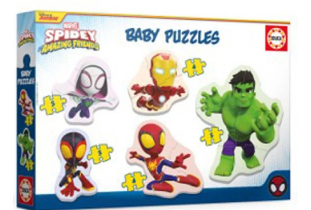 BABY PUZZLES SPIDEY & HIS AMAZING FRIENDS x 6