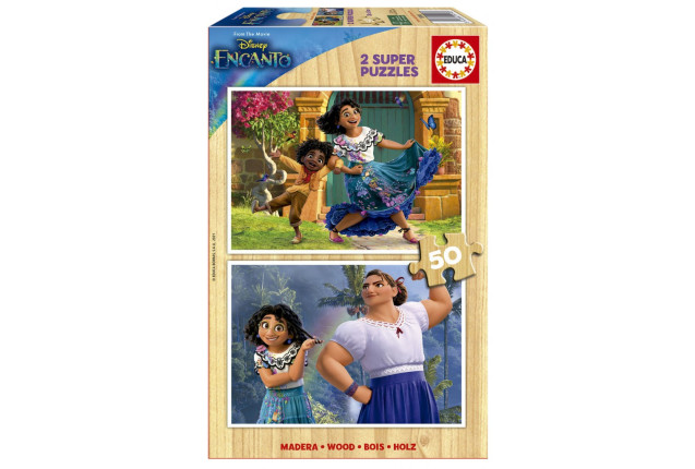 2x50 ENCANTO DISNEY MADERA x 6
