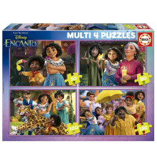 MULTI 4 PUZZLES ENCANTO (50-80-100-150) 