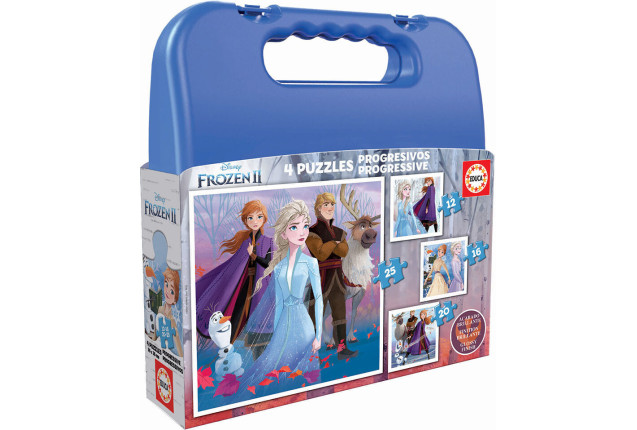 CASE PUZZLE PROGRESSIVE FROZEN 2 (12-16-20-25) x 6