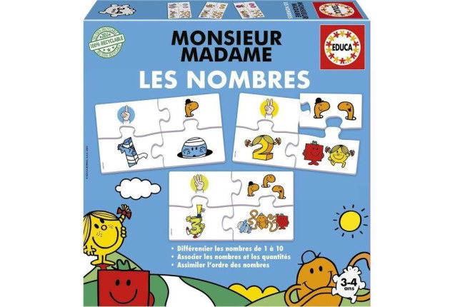 MONSIEUR MADAME - LES NOMBRES (MR. & MRS. - THE NUMBERS) x 8