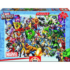 1000 COLLAGE OF MARVEL HEROES x 4