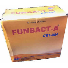 Funbact-A Cream (One Box of 12 Tubes)