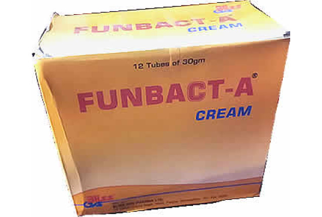 Funbact-A Cream (One Box of 12 Tubes)