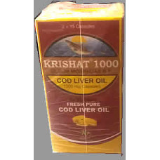 COD Liver Oil 1000mg - for Adults (One Roll of 10 Packets)