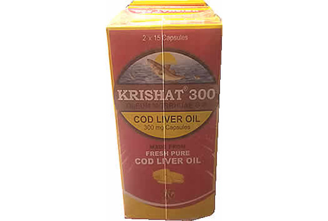 COD Liver Oil - 300mg for Children (One Carton of 20 Rolls)
