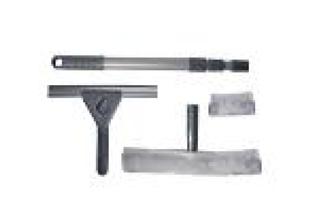 PLASTIC GLASS CLEANING SET x 12