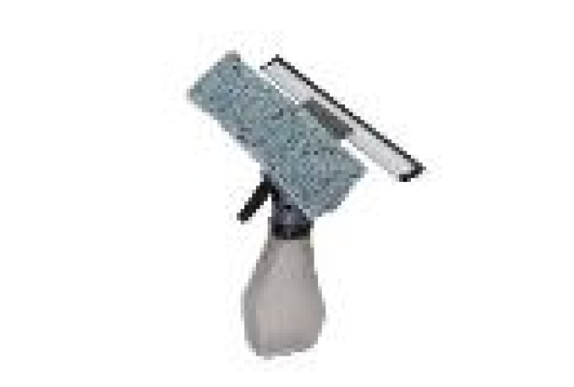 PLASTIC GLASS SQUEEGEE W/DISPENSER x 12