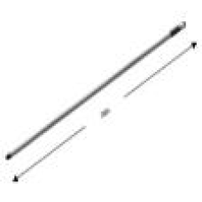 STEEL HANDLE 120CM  W/THREAD 2.2CM x 12