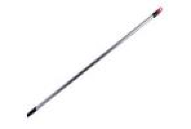 ALUMINUM HANDLE 140CM STRIATED ROJO x 6