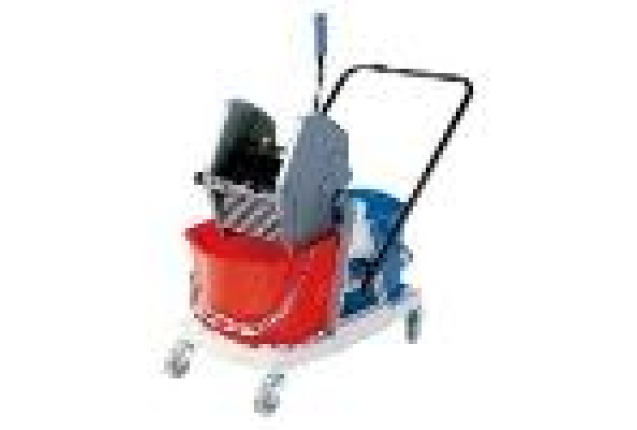 PLASTIC BUCKET SET WITH WRINGER 15L