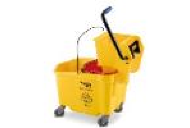 PLASTIC BUCKET W/ PRESS WRINGER 33L