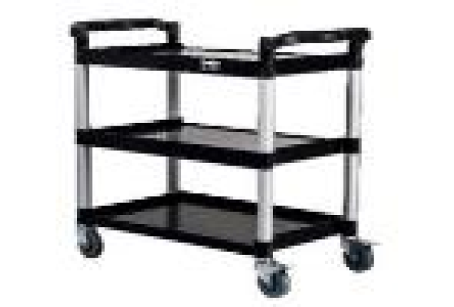 PLASTIC SHELVES CAR BLACK